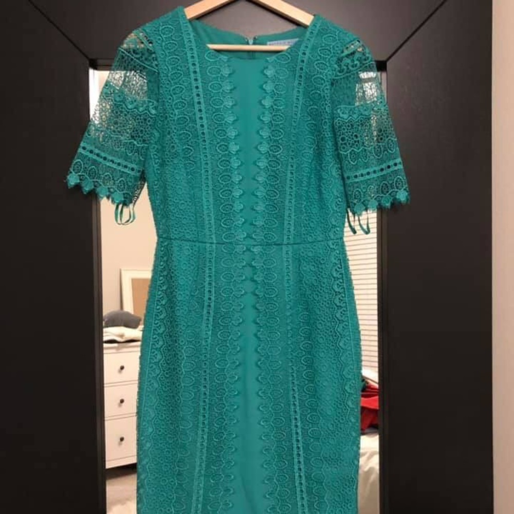 Mint Green Lace Dress